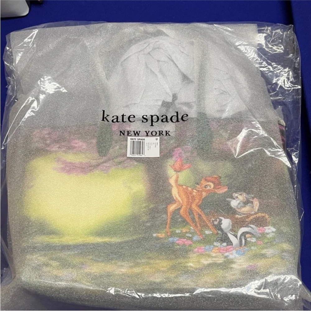 Disney X Kate Spade New York Bambi Thumper Sutton medium Tote NWT novelty - Picture 7 of 12